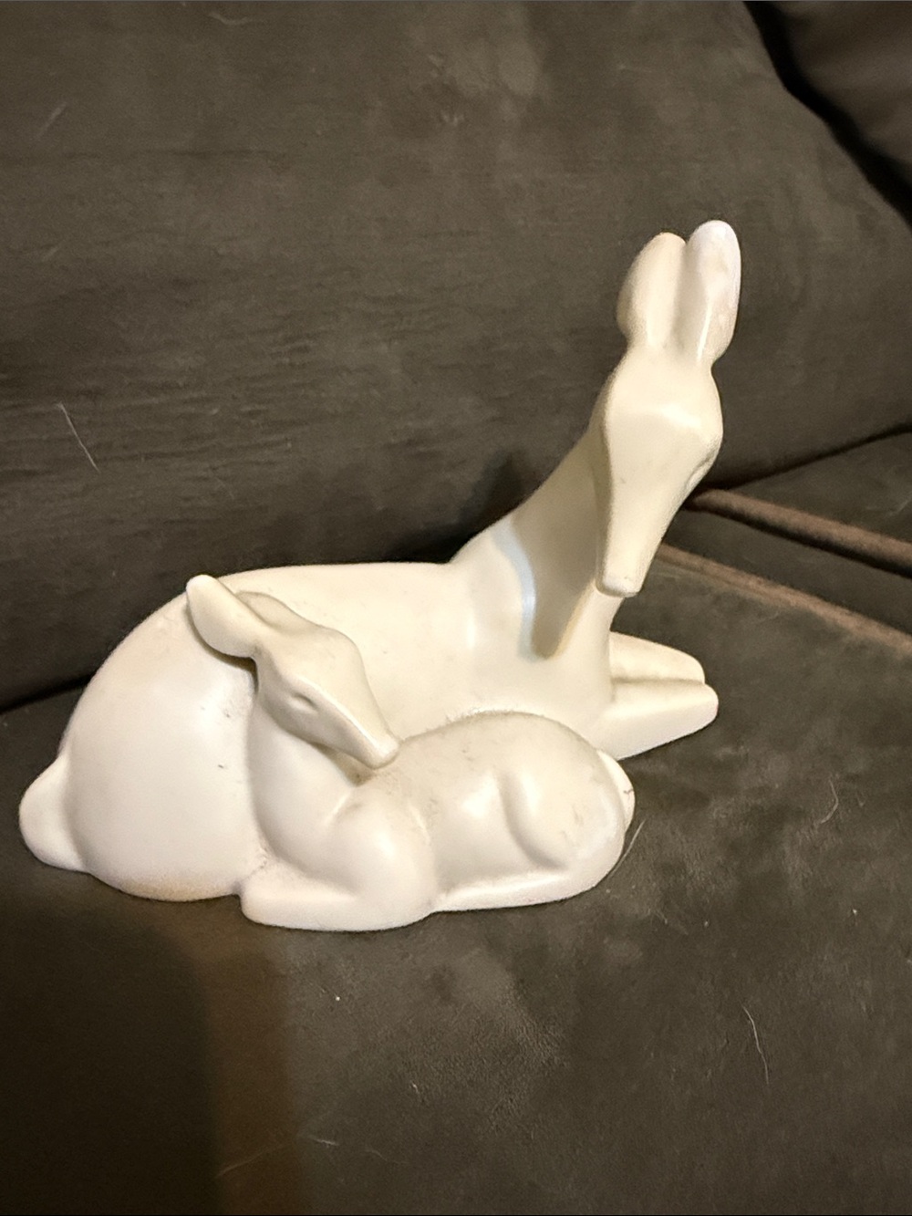 Gallery Originals 1984 Ceramic Deer and Fawn flawless